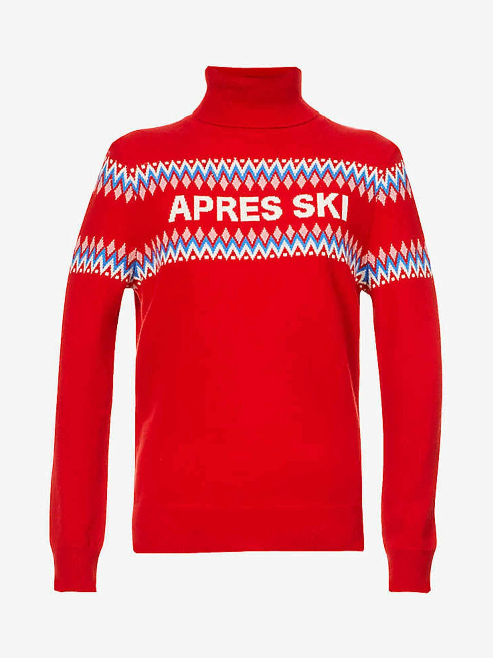 Après ski fair isle wool and cashmere blend jumper